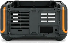 Carcasa y ventilación, vista por detrás